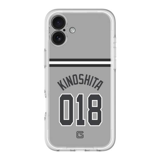 スリムプロテクションプレミアムケース［ 読売ジャイアンツ - #018 KINOSHITA - ビジター ］