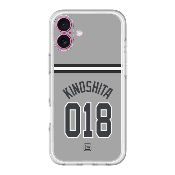 スリムプロテクションプレミアムケース［ 読売ジャイアンツ - #018 KINOSHITA - ビジター ］