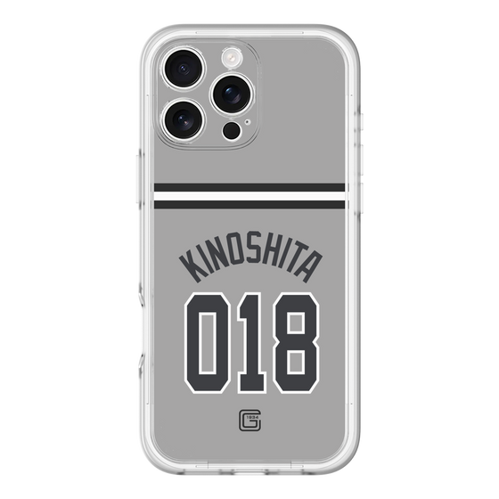 スリムプロテクションプレミアムケース［ 読売ジャイアンツ - #018 KINOSHITA - ビジター ］