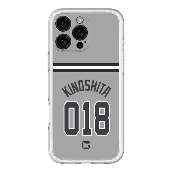 スリムプロテクションプレミアムケース［ 読売ジャイアンツ - #018 KINOSHITA - ビジター ］