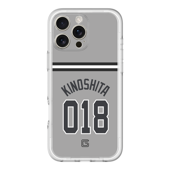 スリムプロテクションプレミアムケース［ 読売ジャイアンツ - #018 KINOSHITA - ビジター ］