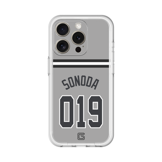 スリムプロテクションプレミアムケース［ 読売ジャイアンツ - #019 SONODA - ビジター ］