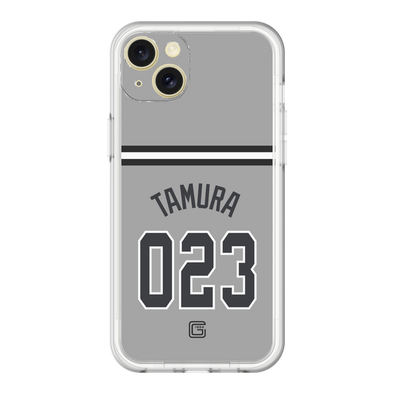 スリムプロテクションプレミアムケース［ 読売ジャイアンツ - #023 TAMURA - ビジター ］