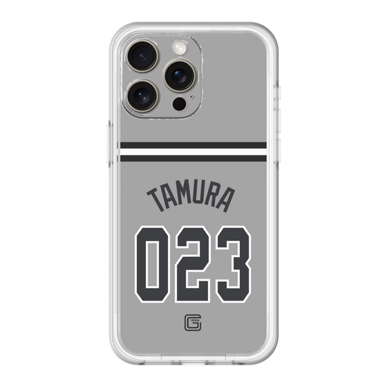 スリムプロテクションプレミアムケース［ 読売ジャイアンツ - #023 TAMURA - ビジター ］