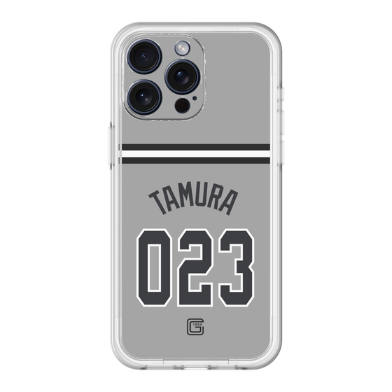 スリムプロテクションプレミアムケース［ 読売ジャイアンツ - #023 TAMURA - ビジター ］