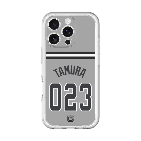 スリムプロテクションプレミアムケース［ 読売ジャイアンツ - #023 TAMURA - ビジター ］