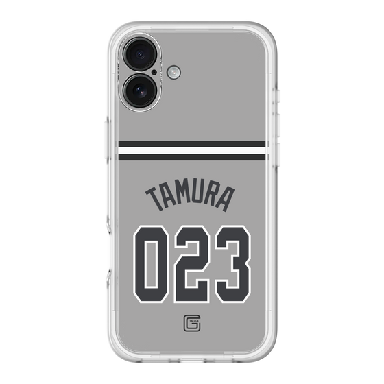 スリムプロテクションプレミアムケース［ 読売ジャイアンツ - #023 TAMURA - ビジター ］