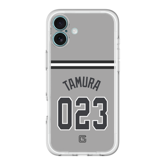スリムプロテクションプレミアムケース［ 読売ジャイアンツ - #023 TAMURA - ビジター ］