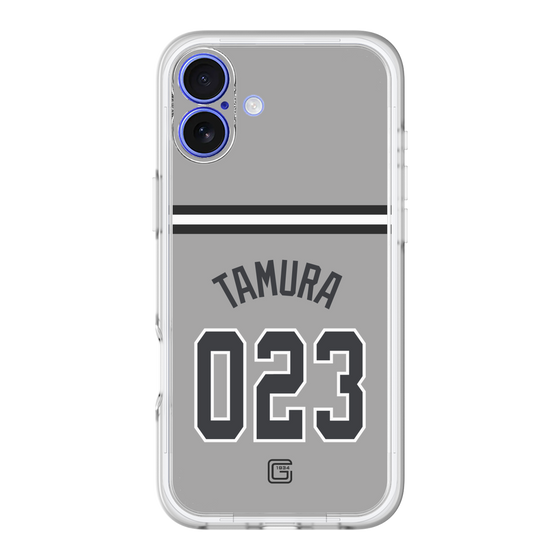 スリムプロテクションプレミアムケース［ 読売ジャイアンツ - #023 TAMURA - ビジター ］