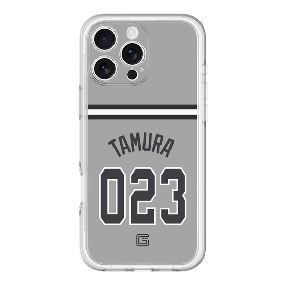 スリムプロテクションプレミアムケース［ 読売ジャイアンツ - #023 TAMURA - ビジター ］