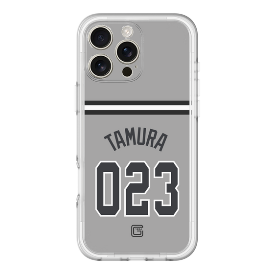 スリムプロテクションプレミアムケース［ 読売ジャイアンツ - #023 TAMURA - ビジター ］