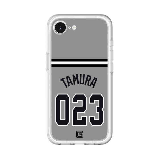 スリムプロテクションプレミアムケース［ 読売ジャイアンツ - #023 TAMURA - ビジター ］