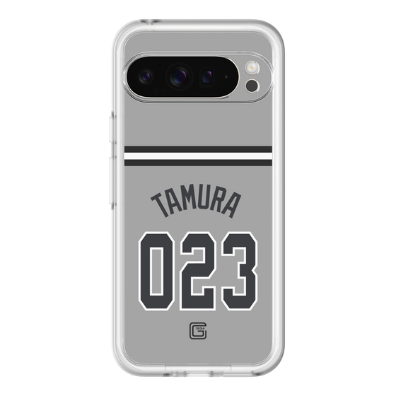 スリムプロテクションプレミアムケース［ 読売ジャイアンツ - #023 TAMURA - ビジター ］