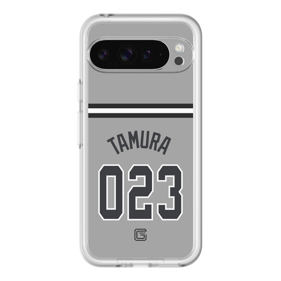 スリムプロテクションプレミアムケース［ 読売ジャイアンツ - #023 TAMURA - ビジター ］
