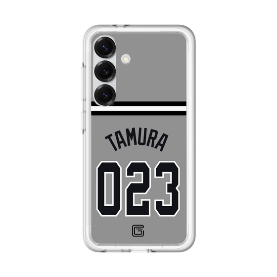 スリムプロテクションプレミアムケース［ 読売ジャイアンツ - #023 TAMURA - ビジター ］