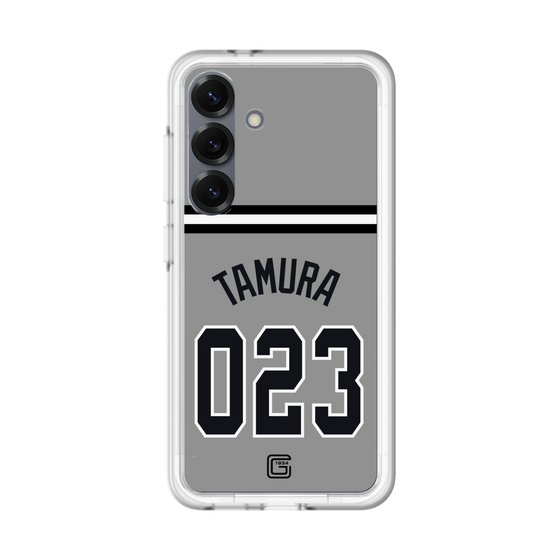 スリムプロテクションプレミアムケース［ 読売ジャイアンツ - #023 TAMURA - ビジター ］