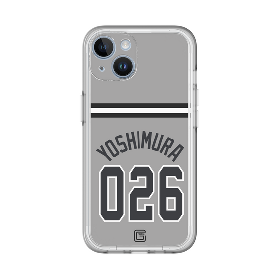 スリムプロテクションプレミアムケース［ 読売ジャイアンツ - #026 YOSHIMURA - ビジター ］