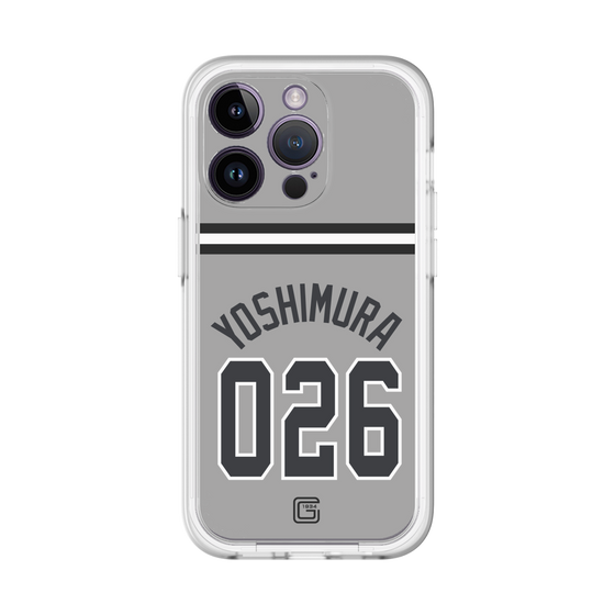 スリムプロテクションプレミアムケース［ 読売ジャイアンツ - #026 YOSHIMURA - ビジター ］