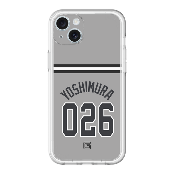 スリムプロテクションプレミアムケース［ 読売ジャイアンツ - #026 YOSHIMURA - ビジター ］