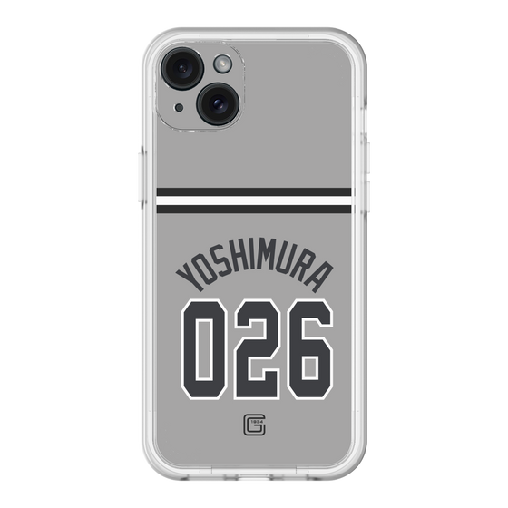 スリムプロテクションプレミアムケース［ 読売ジャイアンツ - #026 YOSHIMURA - ビジター ］