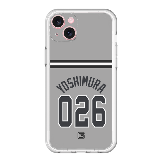 スリムプロテクションプレミアムケース［ 読売ジャイアンツ - #026 YOSHIMURA - ビジター ］