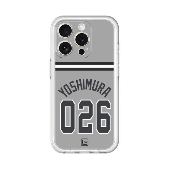 スリムプロテクションプレミアムケース［ 読売ジャイアンツ - #026 YOSHIMURA - ビジター ］