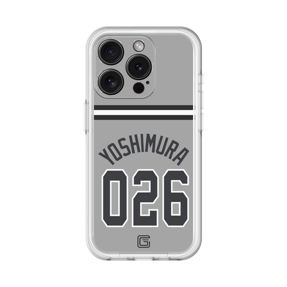 スリムプロテクションプレミアムケース［ 読売ジャイアンツ - #026 YOSHIMURA - ビジター ］