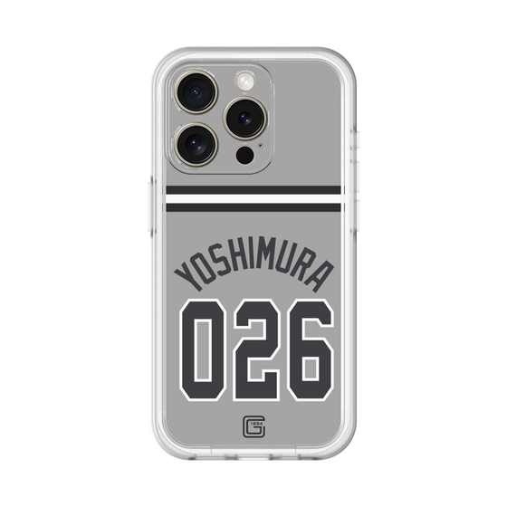 スリムプロテクションプレミアムケース［ 読売ジャイアンツ - #026 YOSHIMURA - ビジター ］
