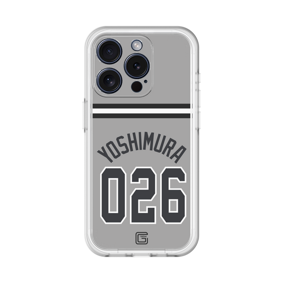 スリムプロテクションプレミアムケース［ 読売ジャイアンツ - #026 YOSHIMURA - ビジター ］