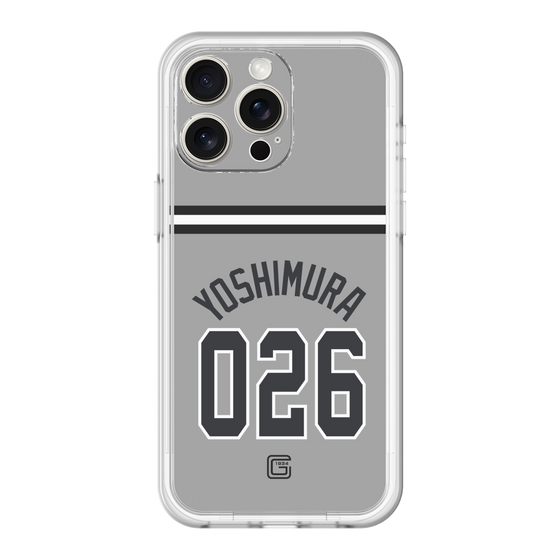 スリムプロテクションプレミアムケース［ 読売ジャイアンツ - #026 YOSHIMURA - ビジター ］