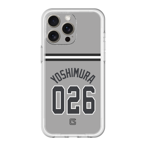 スリムプロテクションプレミアムケース［ 読売ジャイアンツ - #026 YOSHIMURA - ビジター ］