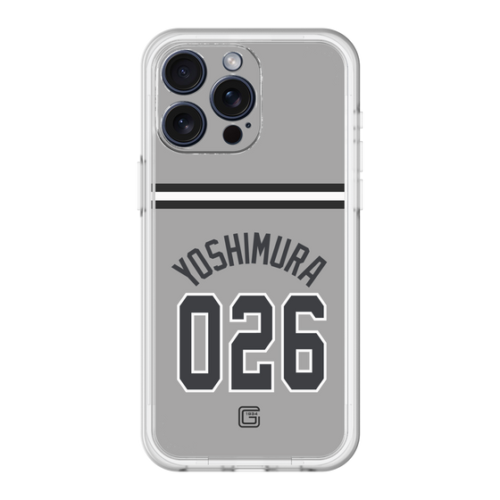 スリムプロテクションプレミアムケース［ 読売ジャイアンツ - #026 YOSHIMURA - ビジター ］