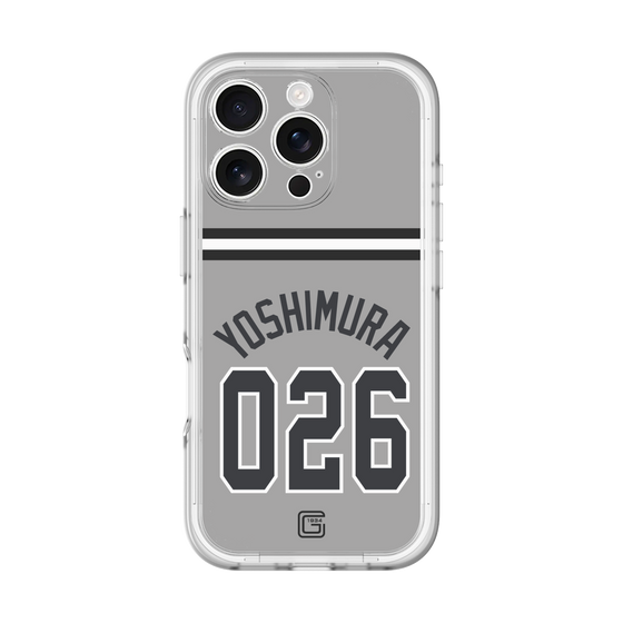 スリムプロテクションプレミアムケース［ 読売ジャイアンツ - #026 YOSHIMURA - ビジター ］