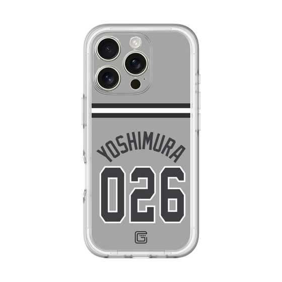 スリムプロテクションプレミアムケース［ 読売ジャイアンツ - #026 YOSHIMURA - ビジター ］