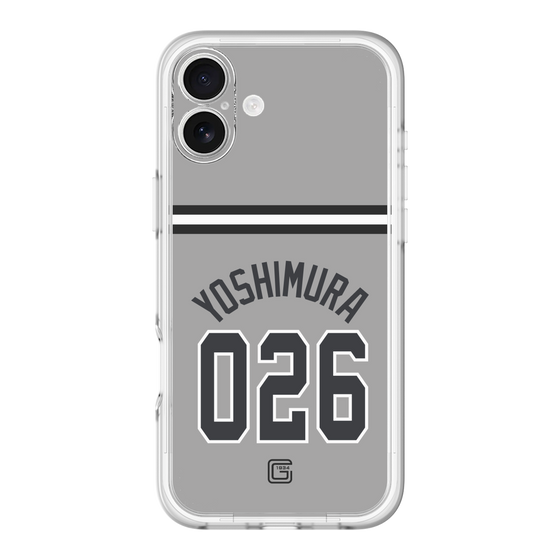 スリムプロテクションプレミアムケース［ 読売ジャイアンツ - #026 YOSHIMURA - ビジター ］