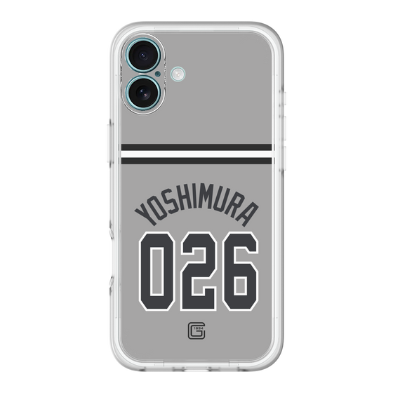 スリムプロテクションプレミアムケース［ 読売ジャイアンツ - #026 YOSHIMURA - ビジター ］