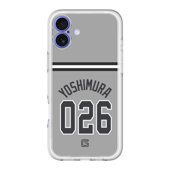 スリムプロテクションプレミアムケース［ 読売ジャイアンツ - #026 YOSHIMURA - ビジター ］