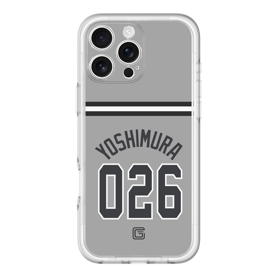 スリムプロテクションプレミアムケース［ 読売ジャイアンツ - #026 YOSHIMURA - ビジター ］