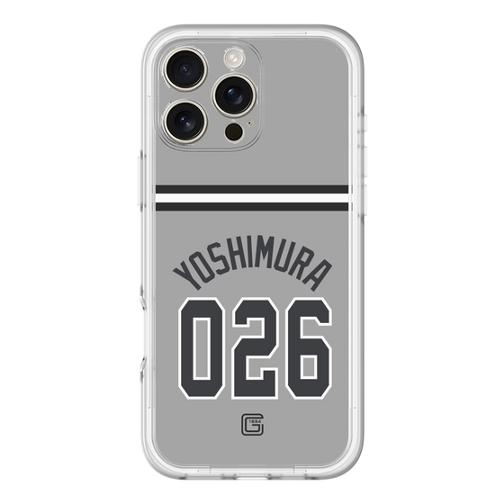 スリムプロテクションプレミアムケース［ 読売ジャイアンツ - #026 YOSHIMURA - ビジター ］