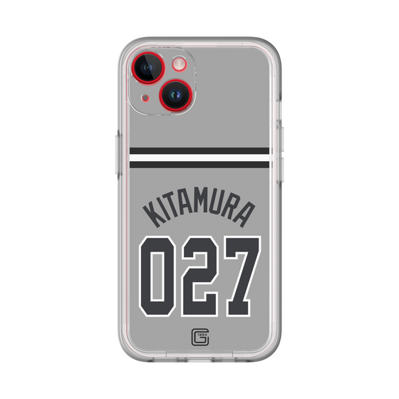 スリムプロテクションプレミアムケース［ 読売ジャイアンツ - #027 KITAMURA - ビジター ］