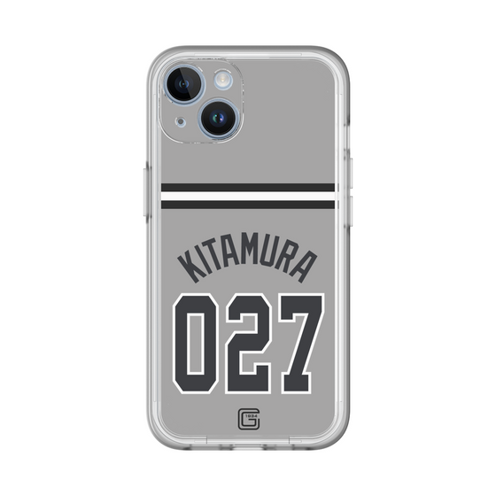 スリムプロテクションプレミアムケース［ 読売ジャイアンツ - #027 KITAMURA - ビジター ］