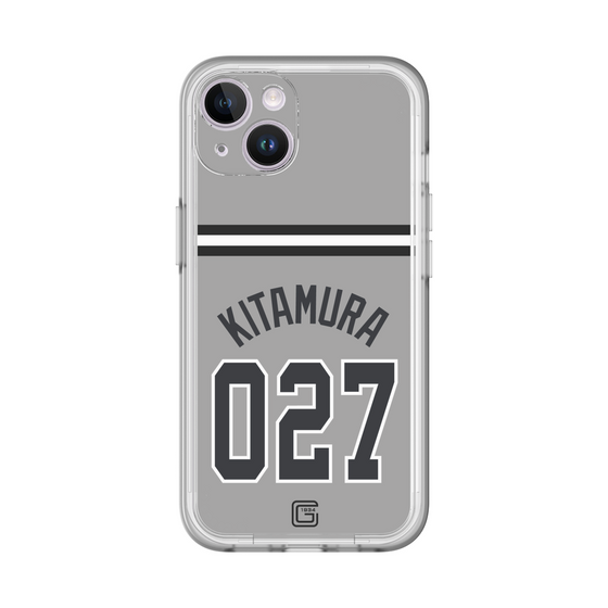 スリムプロテクションプレミアムケース［ 読売ジャイアンツ - #027 KITAMURA - ビジター ］
