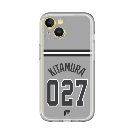 スリムプロテクションプレミアムケース［ 読売ジャイアンツ - #027 KITAMURA - ビジター ］