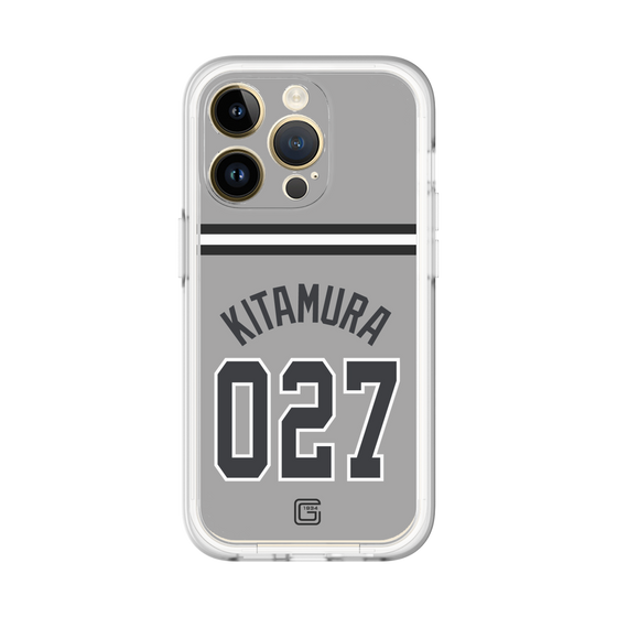 スリムプロテクションプレミアムケース［ 読売ジャイアンツ - #027 KITAMURA - ビジター ］
