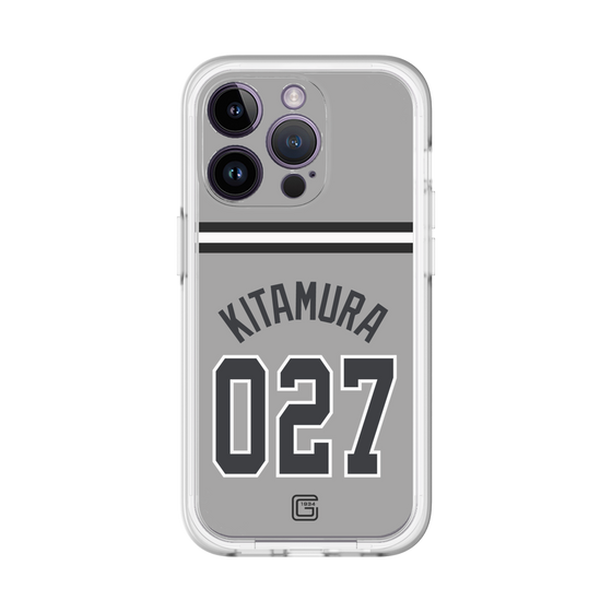 スリムプロテクションプレミアムケース［ 読売ジャイアンツ - #027 KITAMURA - ビジター ］