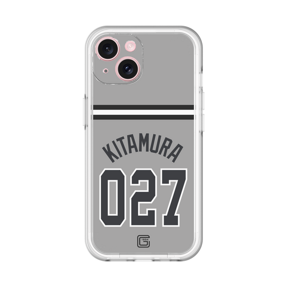 スリムプロテクションプレミアムケース［ 読売ジャイアンツ - #027 KITAMURA - ビジター ］