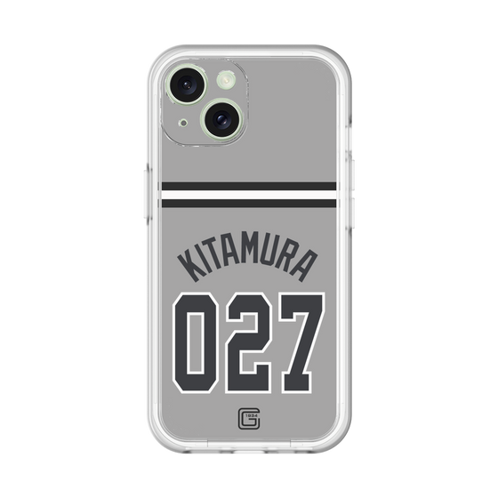スリムプロテクションプレミアムケース［ 読売ジャイアンツ - #027 KITAMURA - ビジター ］