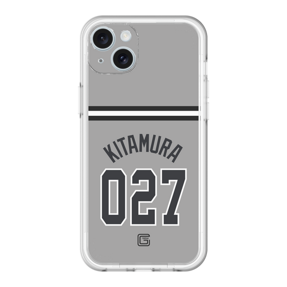スリムプロテクションプレミアムケース［ 読売ジャイアンツ - #027 KITAMURA - ビジター ］