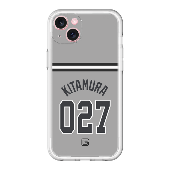 スリムプロテクションプレミアムケース［ 読売ジャイアンツ - #027 KITAMURA - ビジター ］