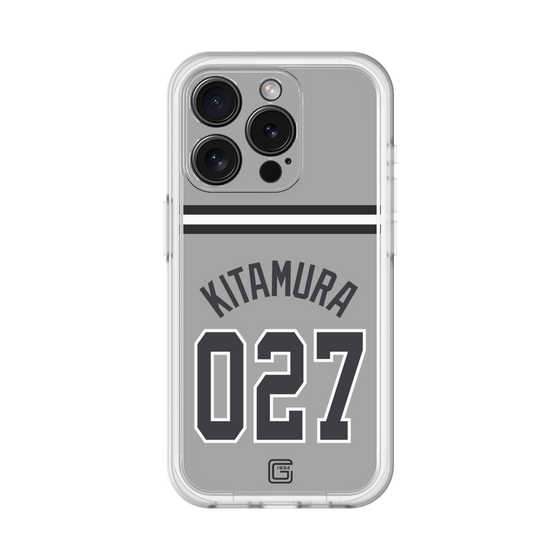 スリムプロテクションプレミアムケース［ 読売ジャイアンツ - #027 KITAMURA - ビジター ］
